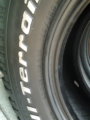 BF All USA. 265/75/16 ปี11 สวยๆ สภาพดี 1ชุด BF All USA. 265/75/16 ปี11 สวยๆ สภาพดี 1ชุด