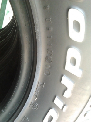 BF All USA. 265/75/16 ปี11 สวยๆ สภาพดี 1ชุด BF All USA. 265/75/16 ปี11 สวยๆ สภาพดี 1ชุด