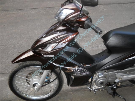 SUZUKI Shogun 125 Axelo ปี 2012 สตาร์ทมือ สภาพใหม่ เดิมๆ พร้อมใช้ SUZUKI Shogun 125 Axelo ปี 2012 สตาร์ทมือ สภาพใหม่ เดิมๆ พร้อมใช้