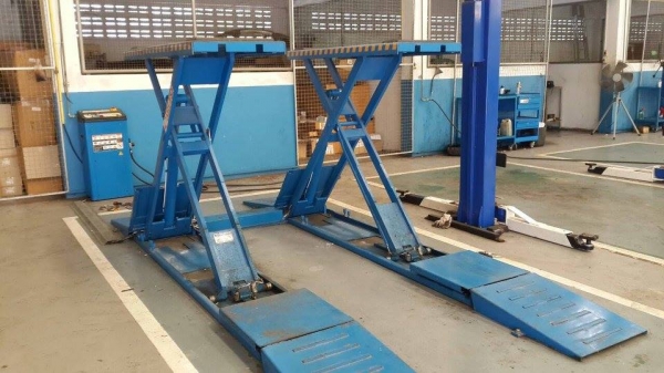 รับติดตั้ง ย้าย ห้องพ่นสี ลิฟท์ยกรถยนต์