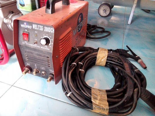 ขายตู้เชื่อมอาร์กอน welpro tig200 มือสองครับ