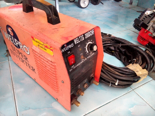 ขายตู้เชื่อมอาร์กอน welpro tig200 มือสองครับ