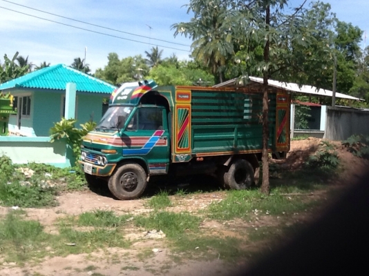 รถ 6 ล้อ TOYOTA กระบะบรรทุก ข้างเสริม ปีจดทะเบียน 2513