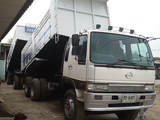 ขาย HINO 18 ล้อ 2 เพลา ดั้ม แม่-ลูก