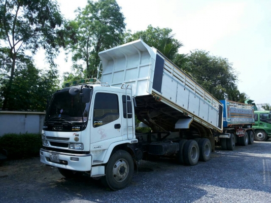 ขายถูก 2,250,000 บาทขายรถพ่วง ดั๊มแม่ ดั๊มลูก เอกสาร พร้อมโอนมือเดียว ออกห้าง วิ่งน้อย  157,000