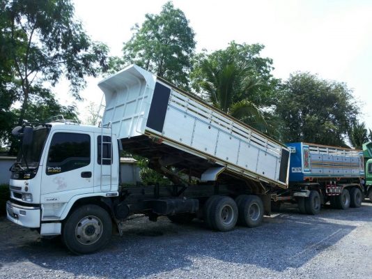 ขายถูก 2,250,000 บาทขายรถพ่วง ดั๊มแม่ ดั๊มลูก เอกสาร พร้อมโอนมือเดียว ออกห้าง วิ่งน้อย  157,000