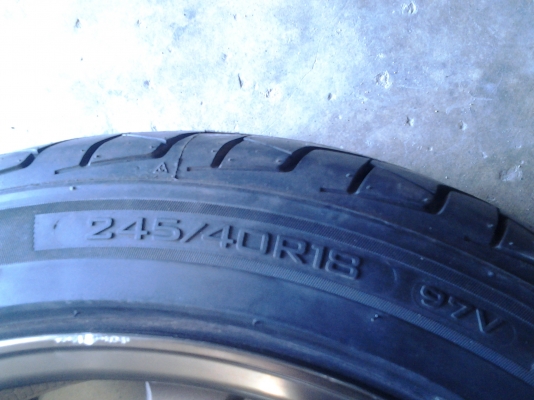 TE37 ก้านตรง ขอบ18 หน้า 9.5 หลัง 11 TE37 ก้านตรง ขอบ18 หน้า 9.5 หลัง 11