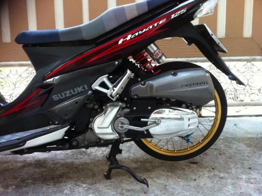 ขออนุญาติขาย SUZUKI HAYATE 125 CC โช๊ค YSS ตัว TOP แต่งสวยมากครับ ขออนุญาติขาย SUZUKI HAYATE 125 CC โช๊ค YSS ตัว TOP แต่งสวยมากครับ