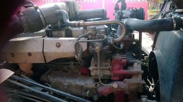 ขาย HINO 3M สองเพลาดั๊ม กระบะเหล็กต่อใหม่ รถปี 39