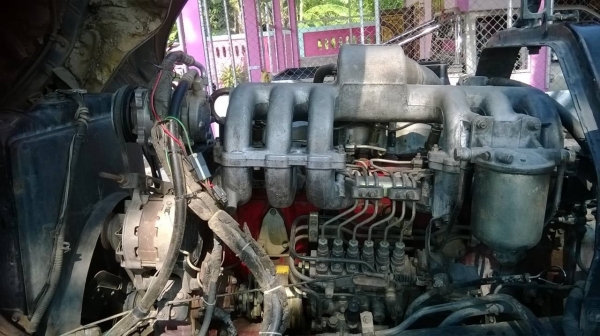 ขาย HINO 3M สองเพลาดั๊ม กระบะเหล็กต่อใหม่ รถปี 39