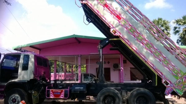 ขาย HINO 3M สองเพลาดั๊ม กระบะเหล็กต่อใหม่ รถปี 39