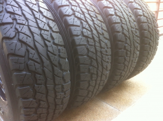 ล้อApache15 พร้อมยางDunlop31 ดอกเต็มๆ