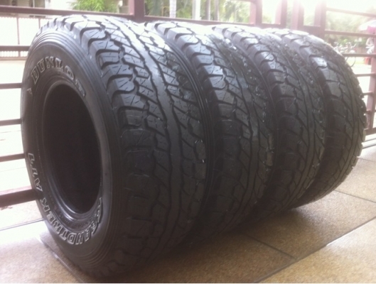 ยาง Dunlop AT1 เบอร์ 31 10.5 R15 ปลายปี11 ไม่ปะ ไม่บวม ดอกหนาๆใช้ได้อีกหลายปี