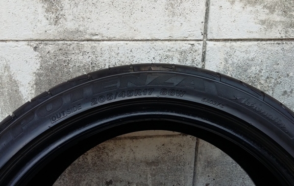 ยาง,205-45-17 Bridgestone RE002 สภาพเต็มกลางปี11คู่ 2,700 ยาง,205-45-17 Bridgestone RE002 สภาพเต็มกลางปี11คู่ 2,700