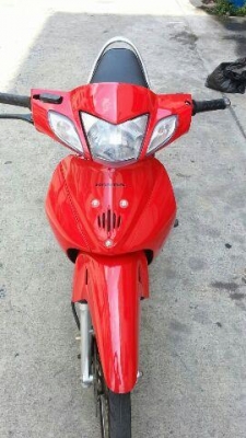 Honda wave125s สีแดง ยูบอก ไมดิจิตอล เครื่องดี 17000