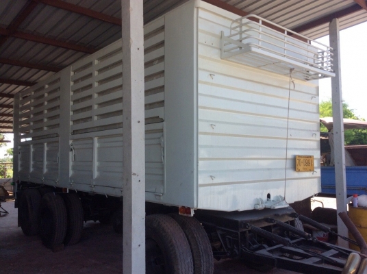 หางพ่วง(ST) ไม่ดั๊ม 3คานแท้ ปี50  ยาว 6.80 ม. สูง 2.10 ม. ยางดี12 เส้น ขาย 390,000 บาท (ศุภากร 081-4252943)