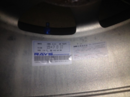 ล้อ TE37 เเท้ขอบ15กว้าง7นิ้วอ๊อฟ43 4รู114สีเดิมๆไม่คดไม่ดุ้งญี่ปุ่นสภาพสวย