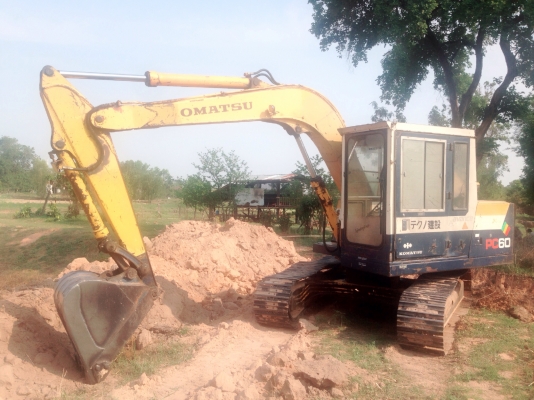 KOMATSU PC 60-3 รถบอดี้เดิมสภาพดีพร้อมทำงานได้เลยครับ เครื่องยนต์เดิมปั๊มเดิมทำงานได้ดีทำงานได้เร็ว ภายในเก๋งคอนโทรลยาว ควบคุมง่าย ภายนอกบูมอาร์มสวยมีปะเล็กน้อยครับ ช่วงล่างแน่นดี เฟลมสวยไม่มีผุ โรลเลอร์โซ่ใบแทรกสภาพดีประมาณ 50-60\% เอกสารสัญญาซื้อขาย ราคา KOMATSU PC 60-3 รถบอดี้เดิมสภาพดีพร้อมทำงานได้เลยครับ เครื่องยนต์เดิมปั๊มเดิมทำงานได้ดีทำงานได้เร็ว ภายในเก๋งคอนโทรลยาว ควบคุมง่าย ภายนอกบูมอาร์มสวยมีปะเล็กน้อยครับ ช่วงล่างแน่นดี เฟลมสวยไม่มีผุ โรลเลอร์โซ่ใบแทรกสภาพดีประมาณ 50-60\% เอกสารสัญญาซื้อขาย ราคา