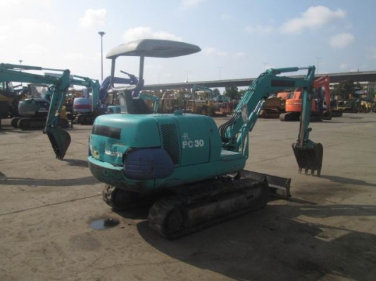 ผ่อนได้ komatsu pc30-7เก่าญี่ปุ่น เครื่องแห้ง พร้อมใช้สุดๆ