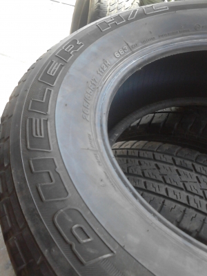 265/65R17 BRIDGESTONE DUELER H/L  ยางสวย ชุด 4 เส้น tel.081-427-3941