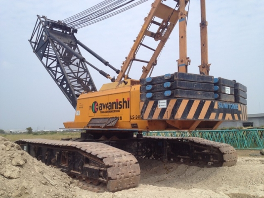 ขายเครนตีนตะขาบ SUMITOMO 150T สภาพพร้อมใช้งาน ติดต่อ อำพล 090-9694506, 080-3031241