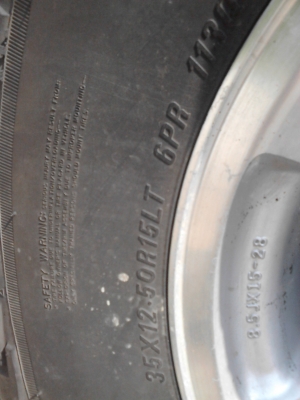 35x12.5R15 MAXXIS BIGHORN แม็กพร้อมยาง ชุด 4 วง tel.081-427-3941