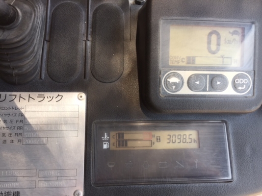 ขายฟอร์คลิฟต์ TOYOTA 02-8FD15  ,ดีเซล ,เสาสูง 4.5. เมตร, ฮิ้งฟอร์ค งาปรับคว่ำ - หงาย , ใช้งานมา 3000 ช.ม      ( SPECS JAPAN )   นำเข้าจากญี่ปุ่น  ไม่เคยใช้งานในเมืองไทย