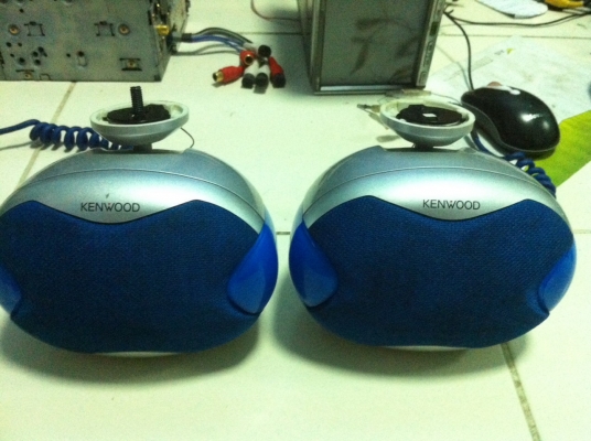 ลำโพงแขวน KENWOOD KSC-S1 ต่อไฟได้ มือ2 ญี่ปุ่น