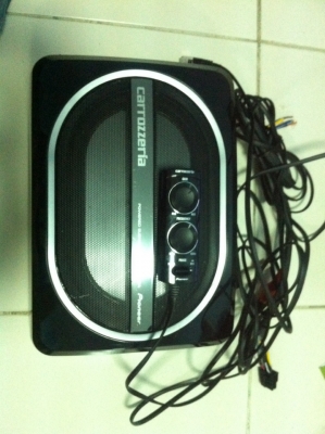 SUB BOX Pioneer TS-WX110A 150W ยาว28ซม กว้าง20ซม สูง8ซม มือ2 ญี่ปุ่น