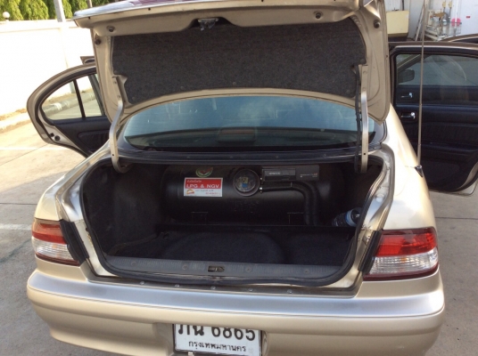 ขายรถนิสสัน เซฟิโร่ A32 ปี1999 เครื่อง VQ 2.0 ออโต้ ติดแก๊ส LPG ระบบหัวฉีด ตัวท็อป airbag/abs ระบบไฟฟ้าทั้งคัน เบาะหนัง ลายไม้ วิทยุCDเคนวูด แอร์ดิจิตอล ภายในสะอาด ตัวถังเดิมๆสีเงามีริ้วรอยเล็กน้อย แม็กเดิม รถขับดี ประหยัด นิ่มนวล พร้อมใช้ได้เลยครับ ประกั