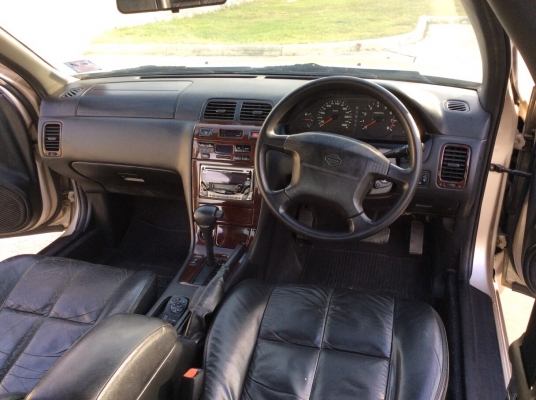 ขายรถนิสสัน เซฟิโร่ A32 ปี1999 เครื่อง VQ 2.0 ออโต้ ติดแก๊ส LPG ระบบหัวฉีด ตัวท็อป airbag/abs ระบบไฟฟ้าทั้งคัน เบาะหนัง ลายไม้ วิทยุCDเคนวูด แอร์ดิจิตอล ภายในสะอาด ตัวถังเดิมๆสีเงามีริ้วรอยเล็กน้อย แม็กเดิม รถขับดี ประหยัด นิ่มนวล พร้อมใช้ได้เลยครับ ประกั