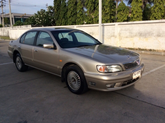 ขายรถนิสสัน เซฟิโร่ A32 ปี1999 เครื่อง VQ 2.0 ออโต้ ติดแก๊ส LPG ระบบหัวฉีด ตัวท็อป airbag/abs ระบบไฟฟ้าทั้งคัน เบาะหนัง ลายไม้ วิทยุCDเคนวูด แอร์ดิจิตอล ภายในสะอาด ตัวถังเดิมๆสีเงามีริ้วรอยเล็กน้อย แม็กเดิม รถขับดี ประหยัด นิ่มนวล พร้อมใช้ได้เลยครับ ประกั