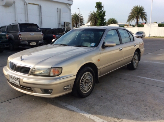 ขายรถนิสสัน เซฟิโร่ A32 ปี1999 เครื่อง VQ 2.0 ออโต้ ติดแก๊ส LPG ระบบหัวฉีด ตัวท็อป airbag/abs ระบบไฟฟ้าทั้งคัน เบาะหนัง ลายไม้ วิทยุCDเคนวูด แอร์ดิจิตอล ภายในสะอาด ตัวถังเดิมๆสีเงามีริ้วรอยเล็กน้อย แม็กเดิม รถขับดี ประหยัด นิ่มนวล พร้อมใช้ได้เลยครับ ประกั