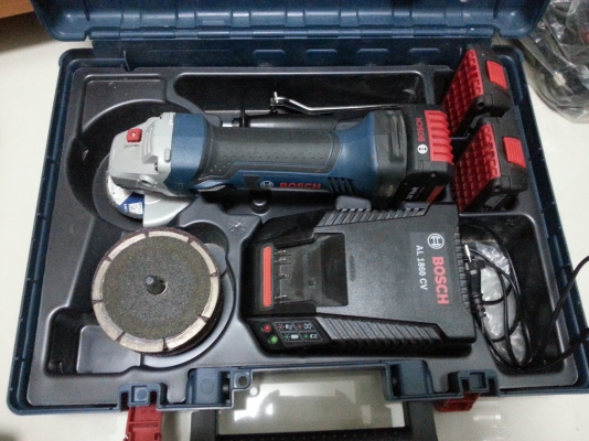 หินเจียร์ไร้สาย Bosch 4"