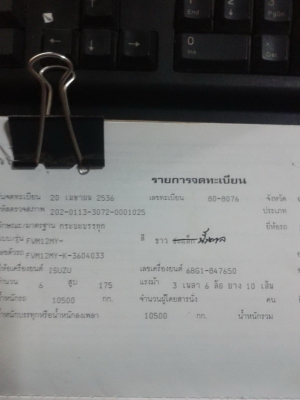 ขาย ISUZU ร็อกกี้ 10 ล้อ เพลาเดียว175 แรง ดั๊มพ์เกษตร มีแอร์ พวงมาลัยพาวเวอร์ รถสวย เครื่องดี ช่วงล่างสวย พร้อมใช้งาน เอกสารพร้อมโอน