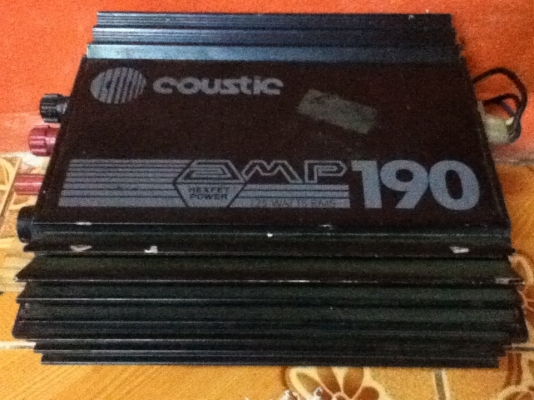 ขายแอมป์รุ่นเก่าเสียงดี COUSTIC รุ่น MP190 (2ch) ขายถุกๆ 700.-
