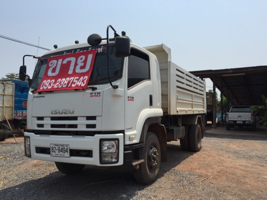 ขายดาวน์ 6ล้อดั๊ม ISUZU FTR 260Hp ปี 56วิ่งน้อย 26,&times;&times;&times;กิโลสวยจัดๆ