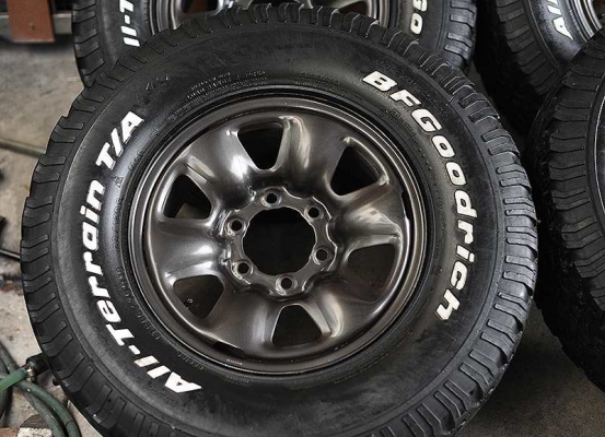 กระทะเหล็ก 16 ยาง BF 265 75 16 กระทะเหล็ก 16 ยาง BF 265 75 16