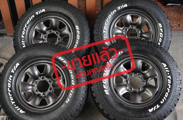 กระทะเหล็ก 16 ยาง BF 265 75 16 กระทะเหล็ก 16 ยาง BF 265 75 16