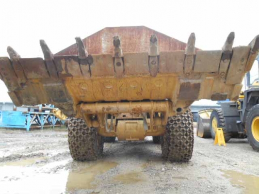รถตักล้อยาง Caterpillar 950F #4DJ02937 Side Dump Bucket สต็อกเราที่ญี่ปุ่น สนใจโทร. 080-6565422 (หนิง)