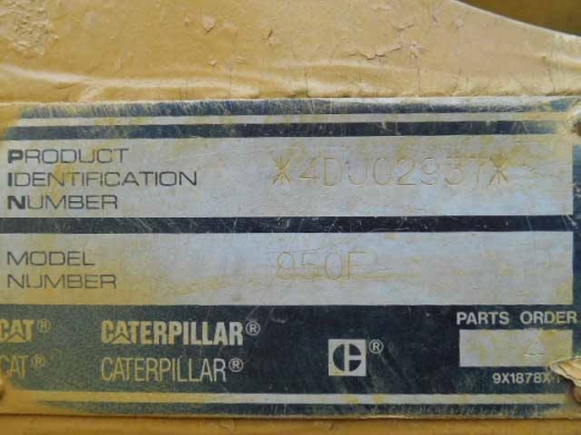 รถตักล้อยาง Caterpillar 950F #4DJ02937 Side Dump Bucket สต็อกเราที่ญี่ปุ่น สนใจโทร. 080-6565422 (หนิง)