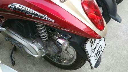 honda scoopy 110i สีแดง กท363 ปี53 เครื่องดี เอกสารครบ 19,000