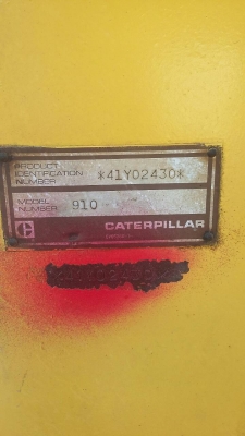 รถตักล้อยาง CATERPILLAR รุ่น-910 41Y รถตักล้อยาง CATERPILLAR รุ่น-910 41Y