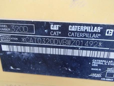 320D # BWZ01492: รถขุดแคต 320 รถนอกจากญี่ปุ่น โทร. กุ้ง:081-3062283