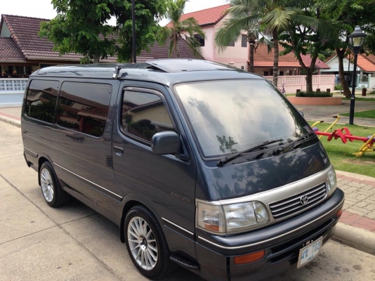 HIACE SUPER CUSTOM  RZH100 ตัวนอกเเท้ เเต่งเต็มคัน เบนซิน เเอลพีจี