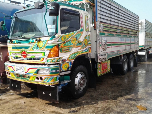 ขาย HINO 320 พ่วงเเม่+ลูกดั๊ม กระบะเนียมคอกเกษตร รถปี 49