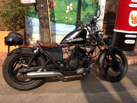 ขายมอเตอร์ไซด์ kawasaki boss 175 cc. แต่งแนวโอสคูล สวยมาก ขายมอเตอร์ไซด์ kawasaki boss 175 cc. แต่งแนวโอสคูล สวยมาก