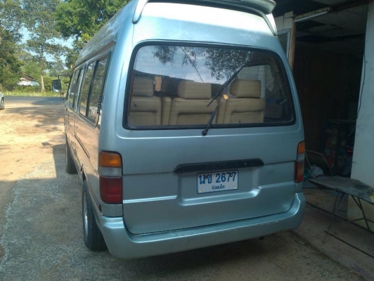 ขายครับ รถตู้หัวจรวด หลังคาสูง ปี2545 เครื่อง 3L พวงมาลัยพาเวอร์ เอกสารพร้อมโอน รถไม่เคยชน แต่เคยเก็บสี มาแล้ว ขายครับ รถตู้หัวจรวด หลังคาสูง ปี2545 เครื่อง 3L พวงมาลัยพาเวอร์ เอกสารพร้อมโอน รถไม่เคยชน แต่เคยเก็บสี มาแล้ว