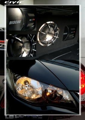 Civic FD ปี10 1.8ท็อปสุด ออโต้ สีดำ สวยจัด  สภาพป้ายแดงสุดๆ เครื่องเสียแต่งเกือบแสน