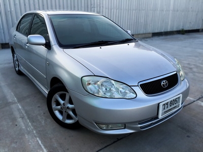 ALTIS ปี2003 ท็อปสุด1.8G สีบรอนซ์เงิน เกียร์ออโต้ วิ่งน้อย แอร์ออโต้ สวยครบ พร้อมใช้ ราคาถูก